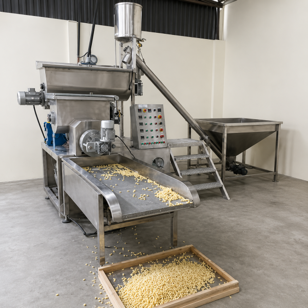 861cbb90-2473-43fb-80df-aac0c23a1fb2 Macaroni Pasta Plant 200 Kg/h